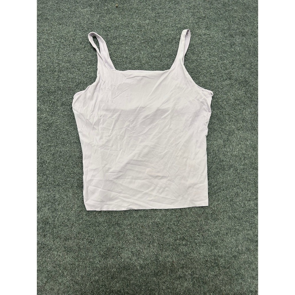 Nike Tank Top Womens Size 2X Purple Yoga Dri-Fit Square Neck Athletic Camisole